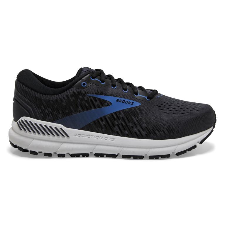 Brooks Addiction GTS 15 Walking Shoes - Men's - India Ink/Black/Blue (94267-QYGV)